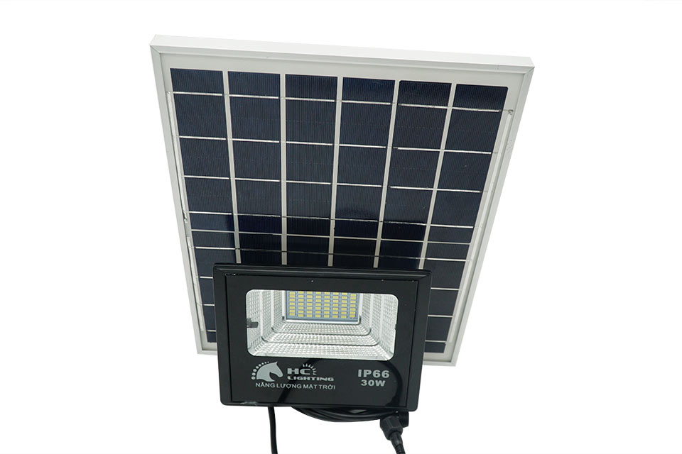 Đèn pha led năng lượng mặt trời 30W