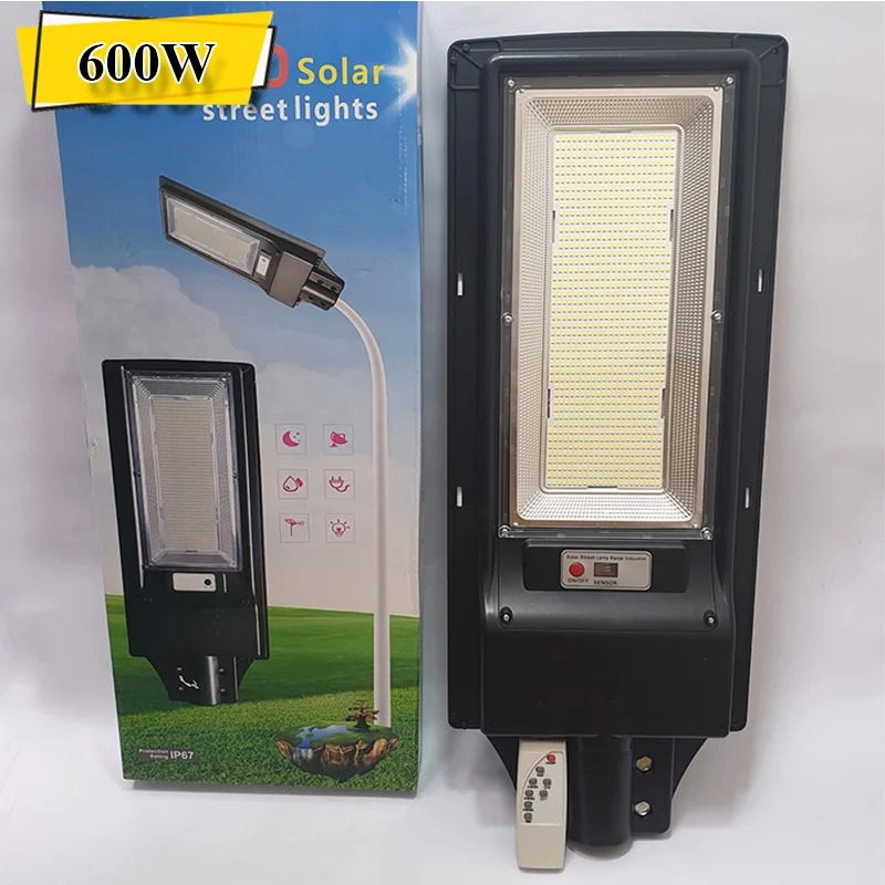 Đèn năng lượng mặt trời ngoài trời 600W 966 LED